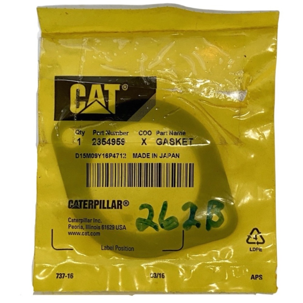 Caterpillar Part #‎ 2354959 Gasket